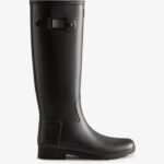 Hunter Women's Refined Slim Fit Rain Boots Black