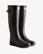 Hunter Women's Refined Slim Fit Rain Boots Black - Image 3