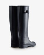 Hunter Women's Refined Slim Fit Tall Rain Boots Navy - Image 4