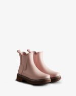 Hunter Women's Refined Stitch Detail Chelsea Boots Azalea Pink - Image 3