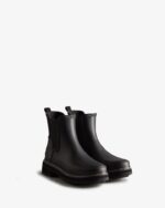 Hunter Women's Refined Stitch Detail Chelsea Boots Black - Image 3