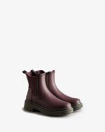 Hunter Women's Refined Stitch Detail Chelsea Boots Chestnut Crust Brown - Image 4
