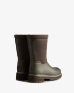 Hunter Women's Refined Stitch Roll Top Vegan Shearling Boots Bitter Chocolate - Image 5