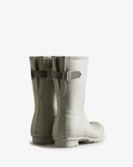 Hunter Women's Short Back Adjustable Rain Boots Ice Grey-Urban Grey - Image 4