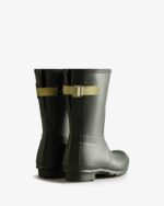 Hunter Women's Short Back Adjustable Rain Boots Maa Green-Wild Green - Image 4