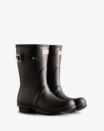Hunter Women's Short Insulated Rain Boots Black - Image 3