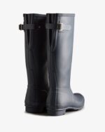 Hunter Women's Tall Back Adjustable Rain Boots Navy - Image 4