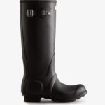 Hunter Women's Tall Insulated Rain Boots Black