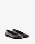 Hunter Women's Tour Gloss Ballerina Flats Black - Image 3