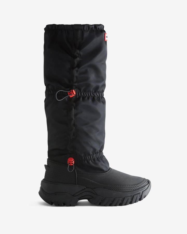 hunter_womens_wanderer_insulated_tall_slouch_snow_boots_black.jpg Hunter Women's Wanderer Insulated Tall Slouch Snow Boots Black - Image 1